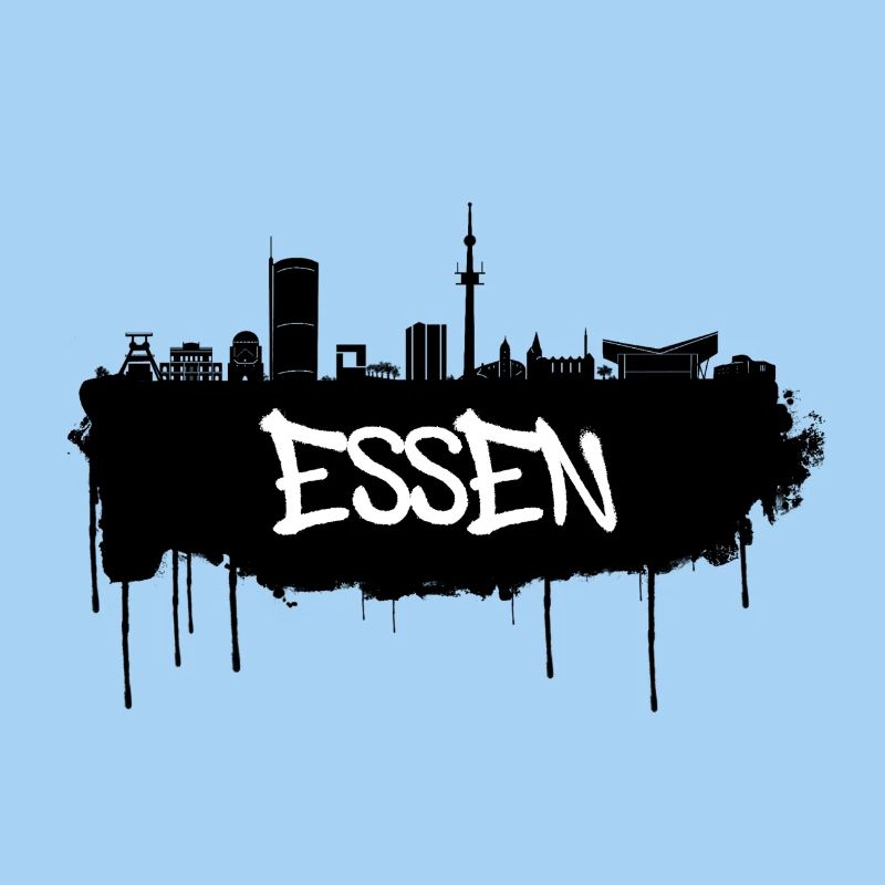 Essen Graffiti Skyline