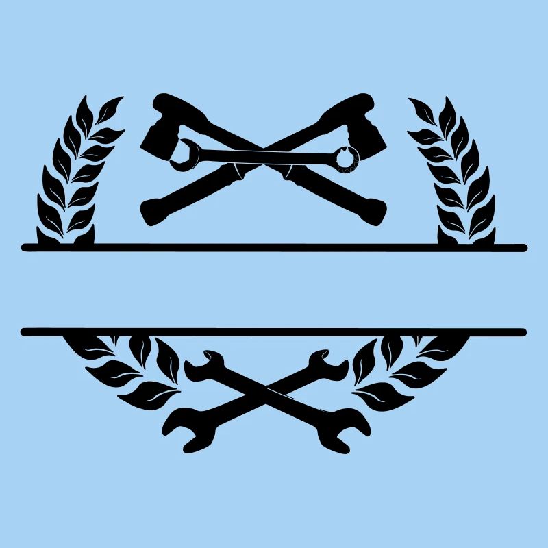 Garage avec logo de mécanicien