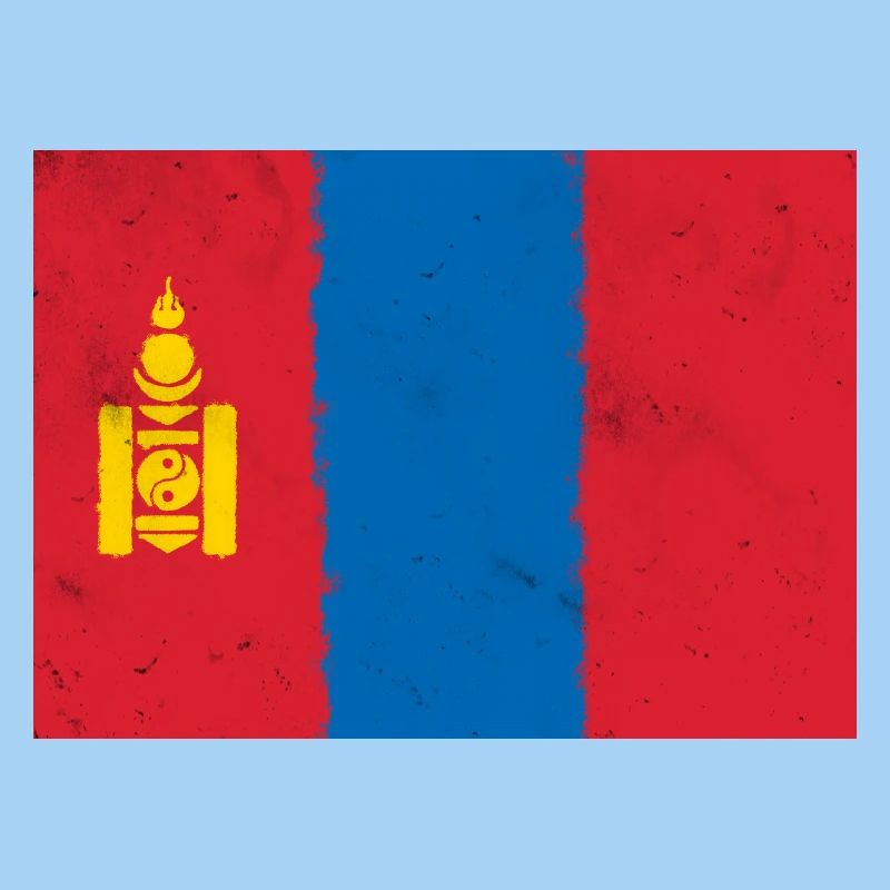 Flagge der Mongolei