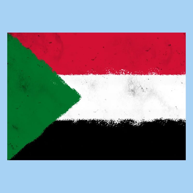Flagge des Sudan