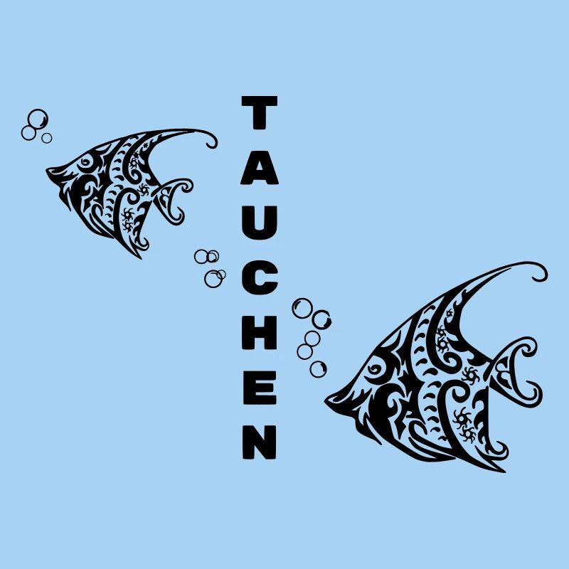 Plongée – Tribal Fish Design
