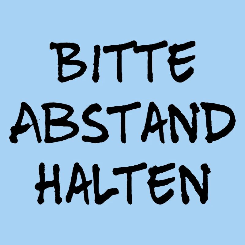 Bitte Abstand halten