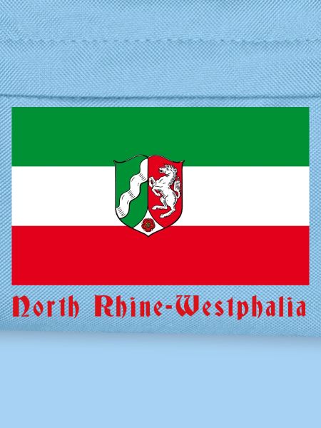 NRW Flagge mit Wappen