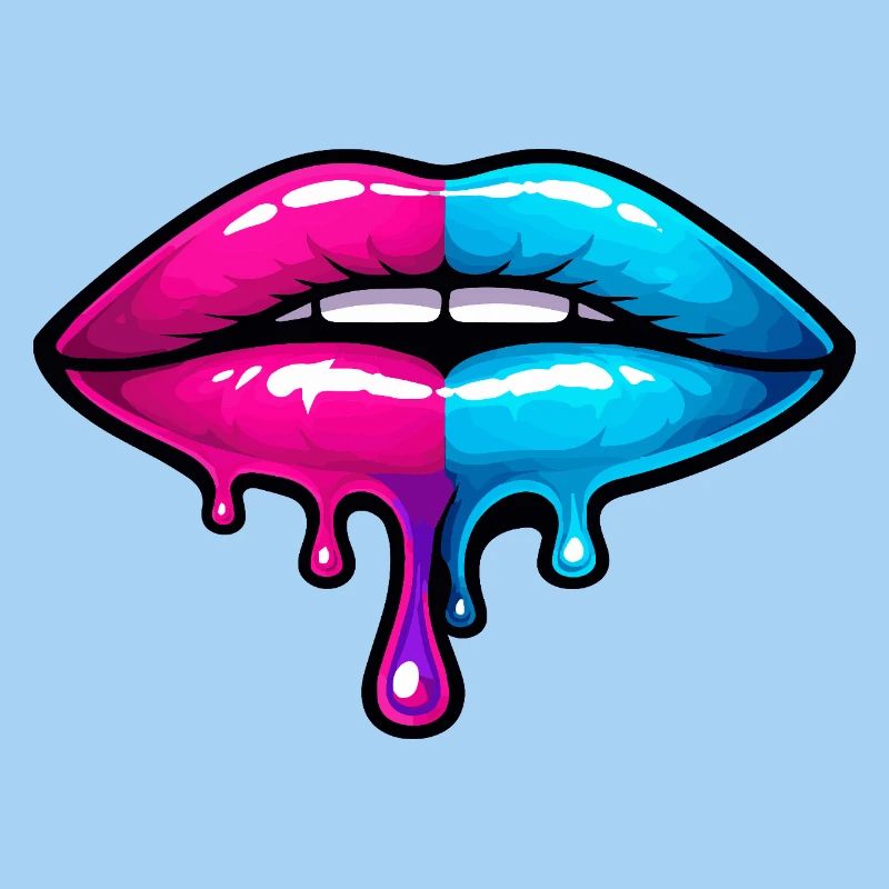 Split Neon Lip Melt