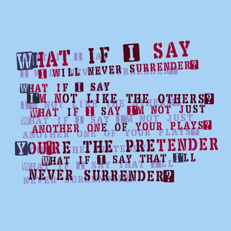 Typographie de la résolution implacable