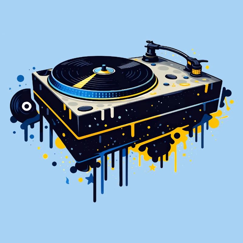 Graffiti Turntable Design