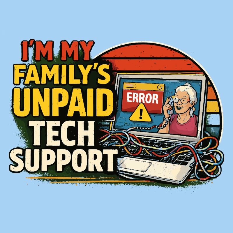 Familien Tech-Support Unbezahlt