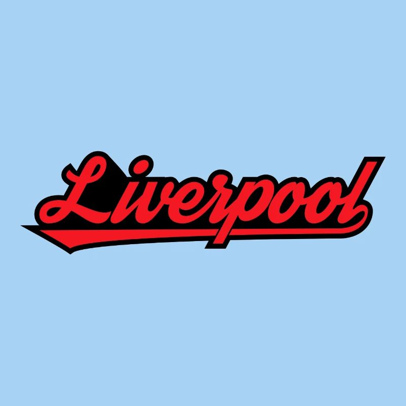Liverpool Script on Black