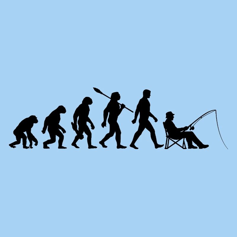 Evolution - Fishing, Angler Gift