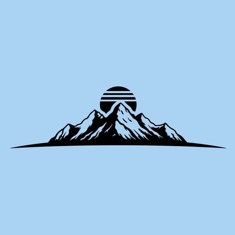 Berge Gipfel Silhouette