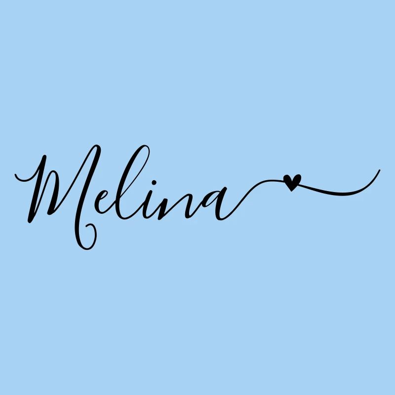Melina Name First Name Decorative