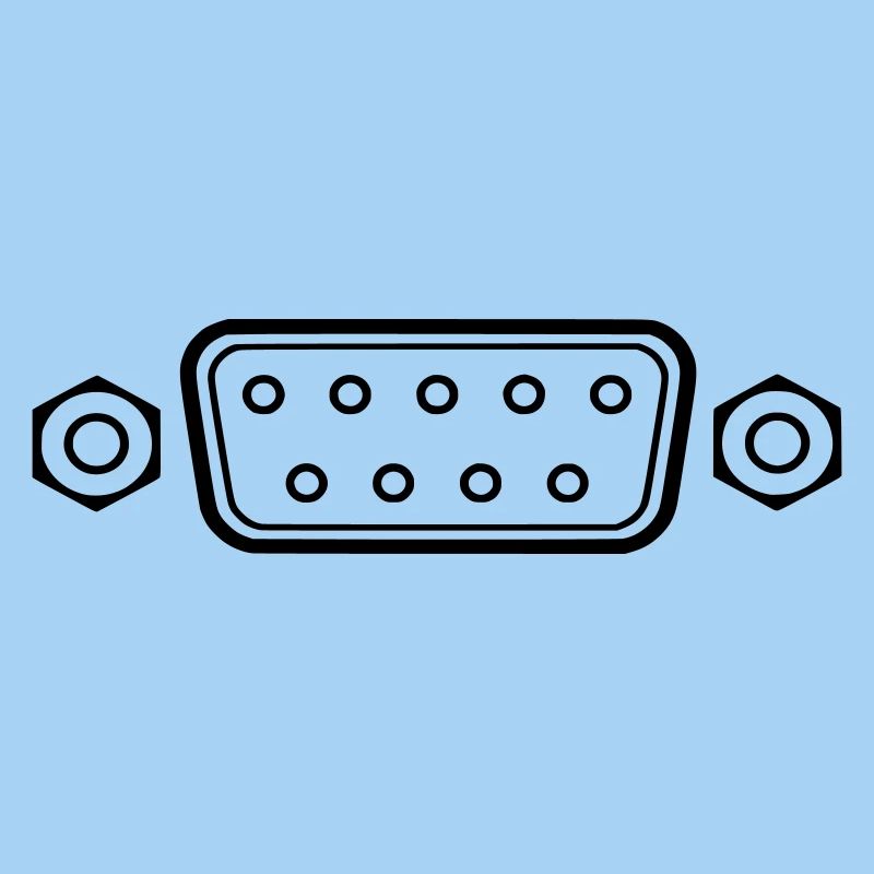 DB 9 Connector, serial connector