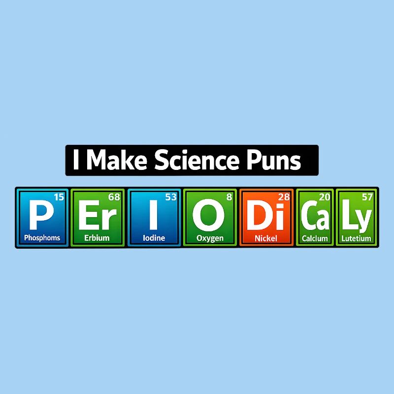 Science Puns: I Make Science Puns