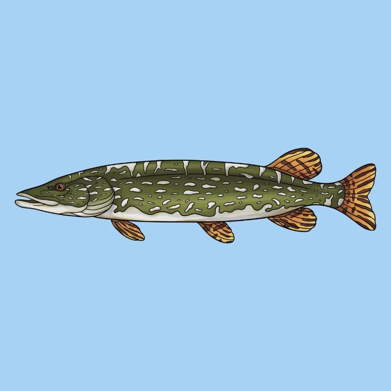 Conception de la pêche aux poissons prédateurs brochets