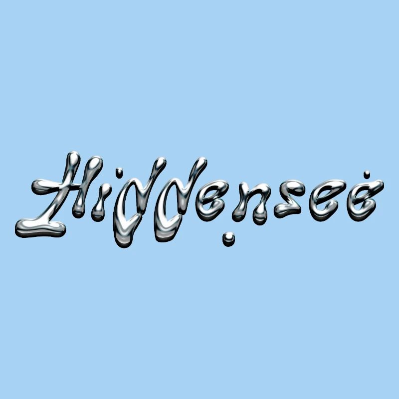 Lettrage chromé Hiddensee