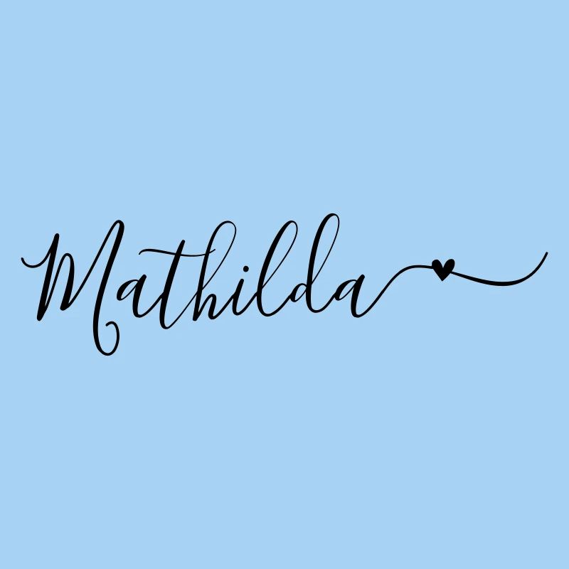 Mathilda Surname First Name Decorative