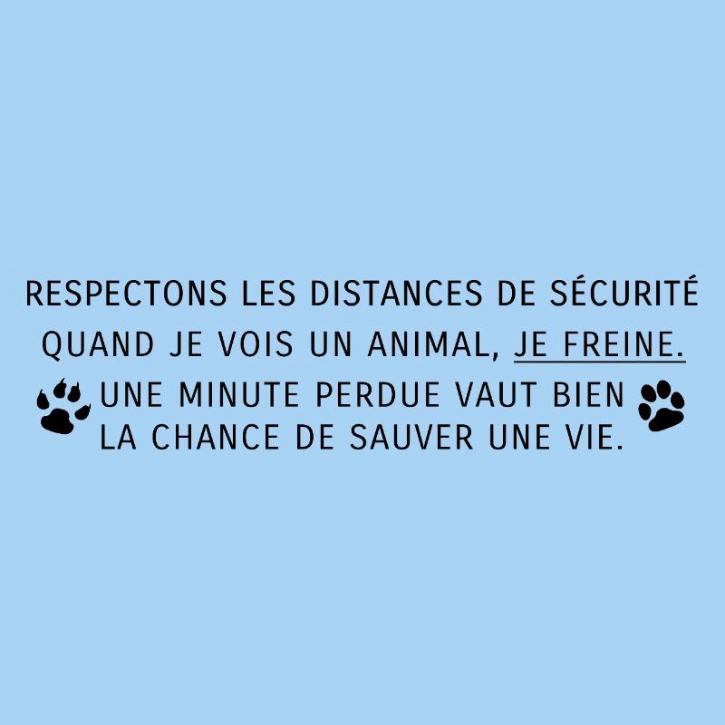 Respectons les distances de sécurité