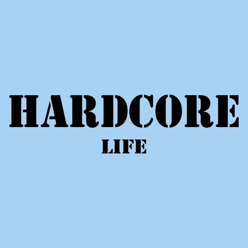 Hardcore Life couleur noire