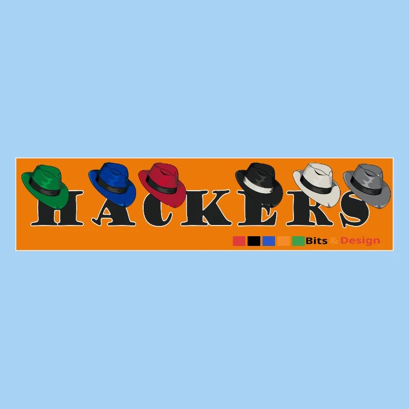 Hackers Logo Retro Design