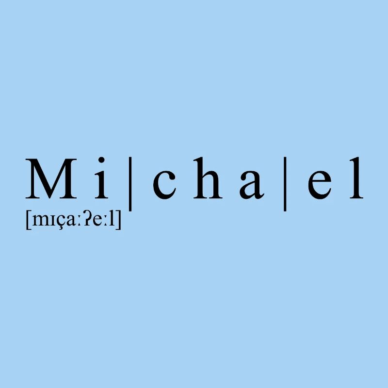 Name: abstract, typographic, white, Michael