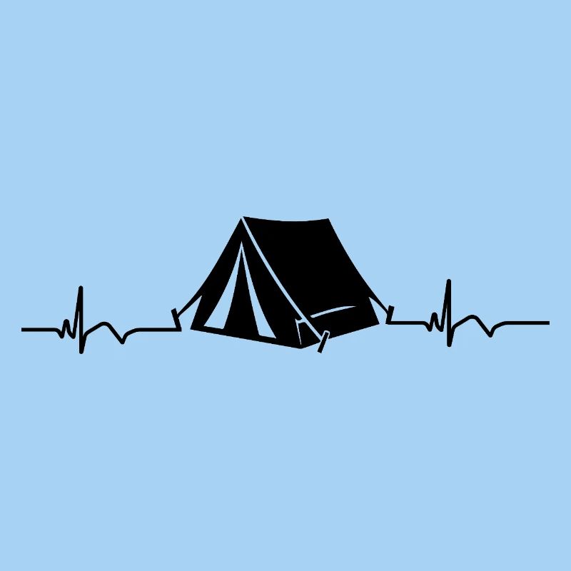 Camping Camping ECG Heartbeat