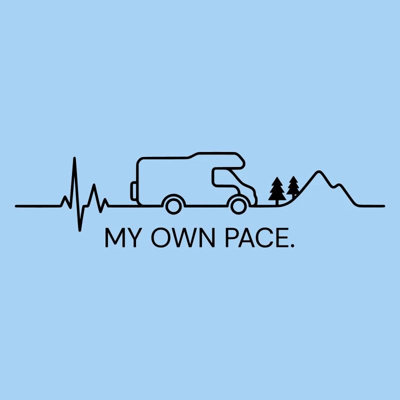 MY OWN PACE.  (ECG - color customizable)
