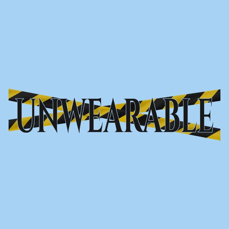 Unwearable – Statement Design with Warning Tape