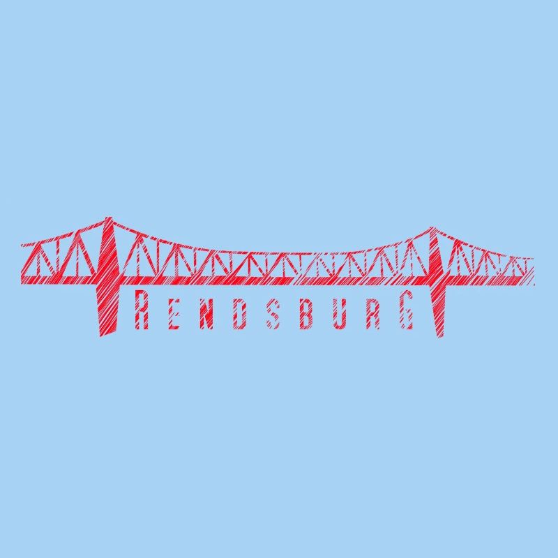 Rendsburg Hochbrücke – Typografie Scribble Design 