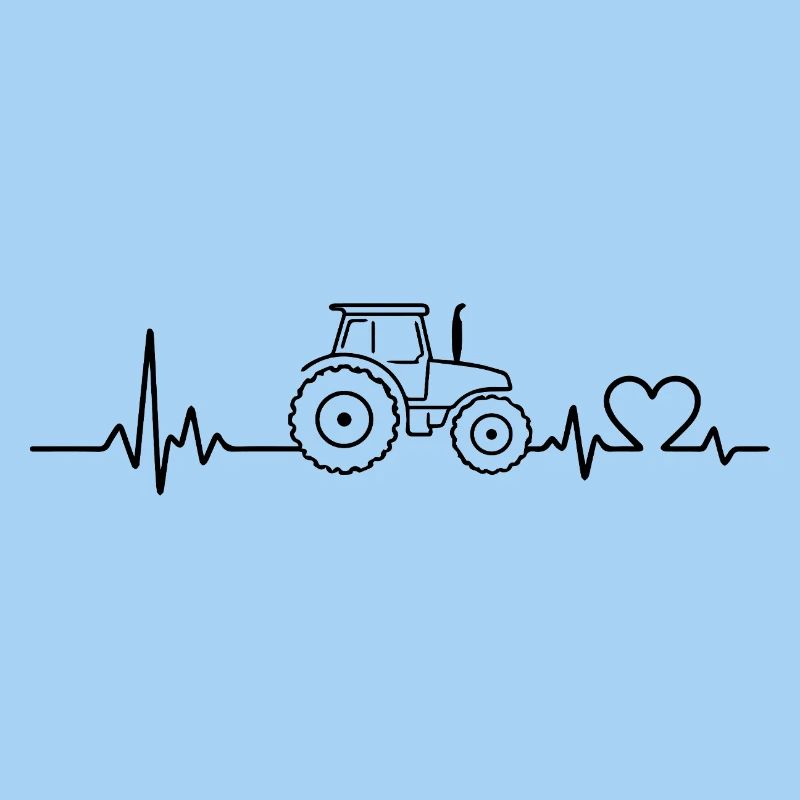 Traktor Puls EKG Herzfrequenz