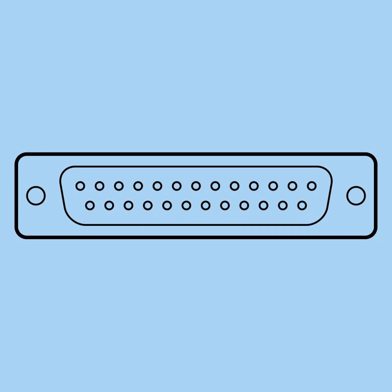 DB 25 Connector Parallel, Printer