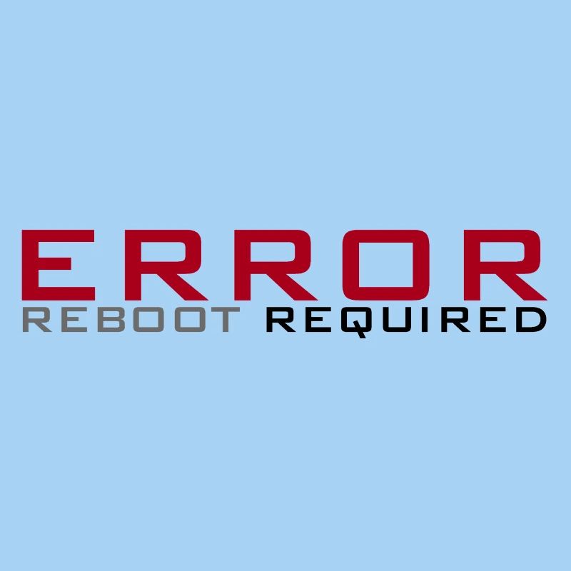 Error: Reboot required