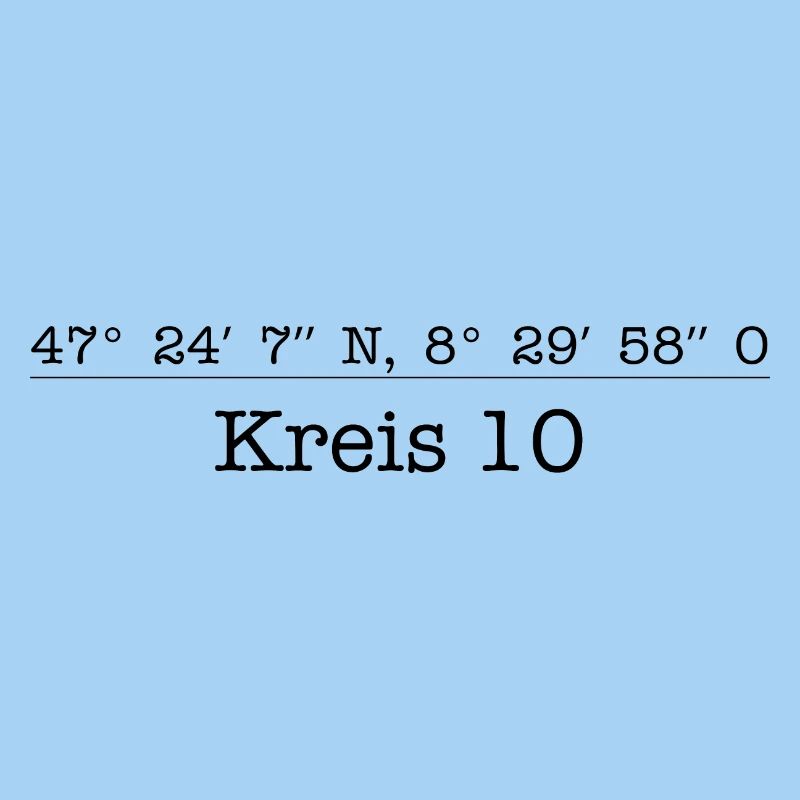 Coordinates District 10 Zurich