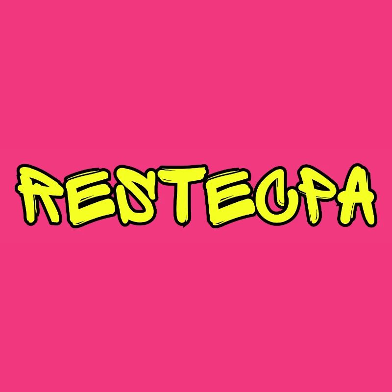 RESTECPA – Graffiti de design de texte drôle d’argot de rue