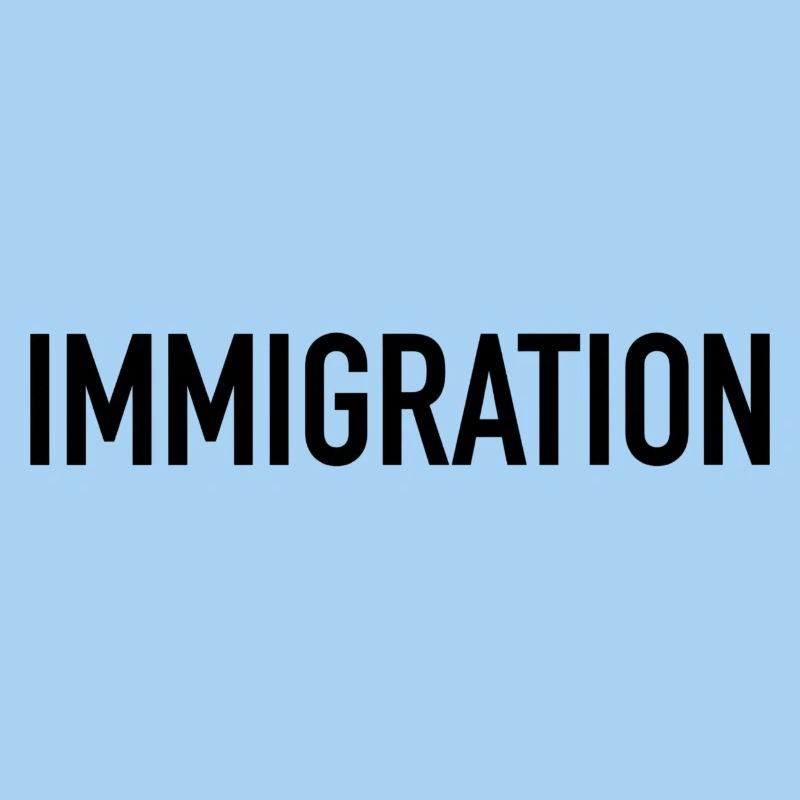 Déclaration de typographie de l’immigration