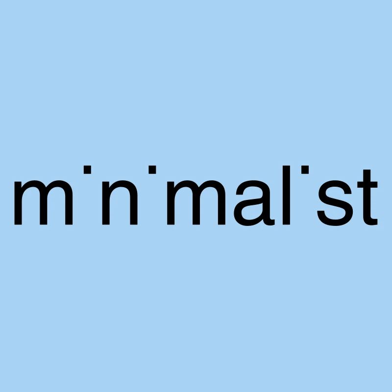 minimalistisch