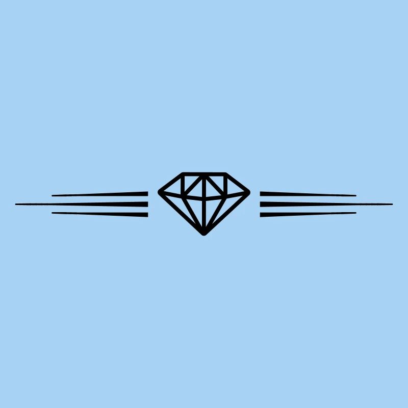 Diamond Symbol Line