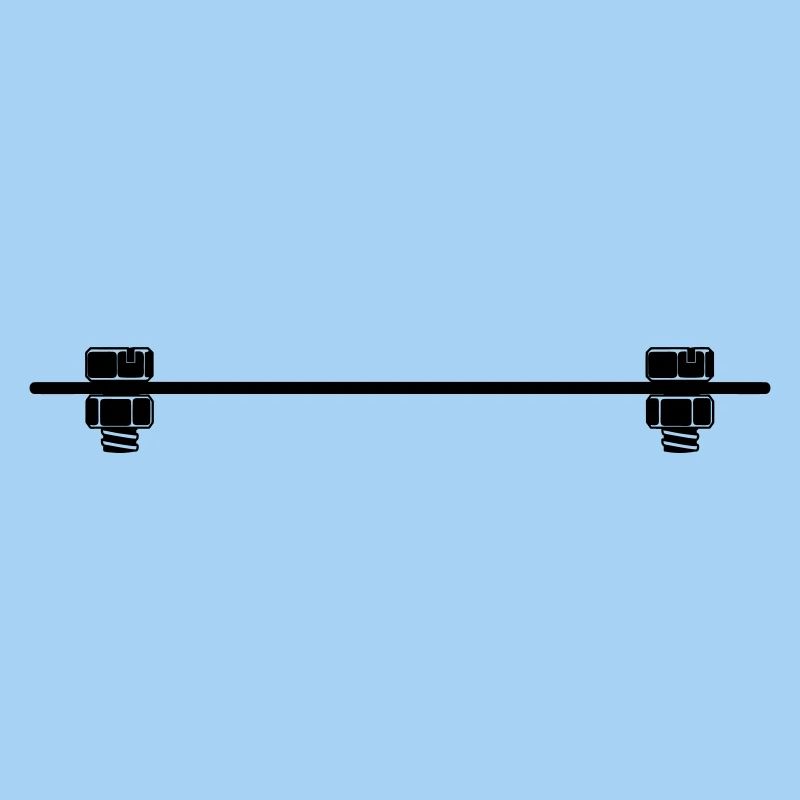 Logo nut bolt plate