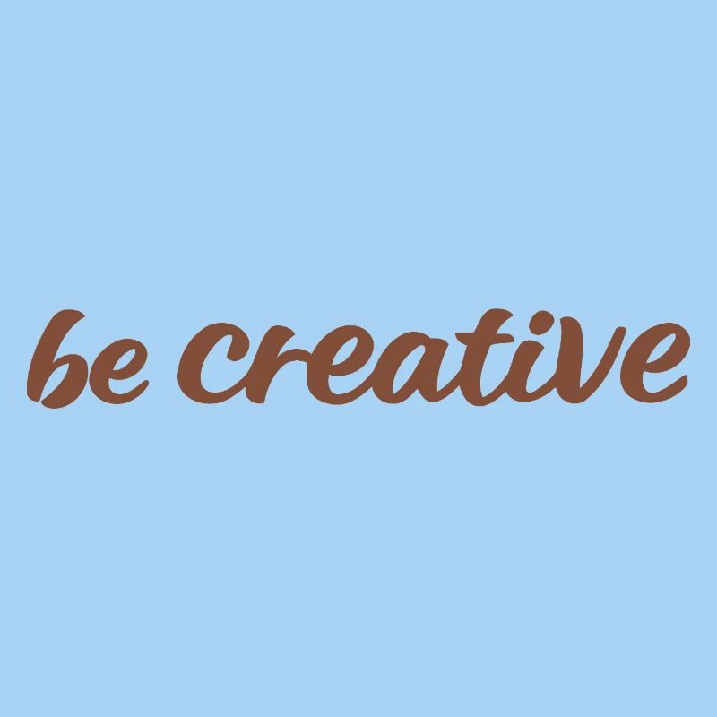 Sei kreativ Script Brown