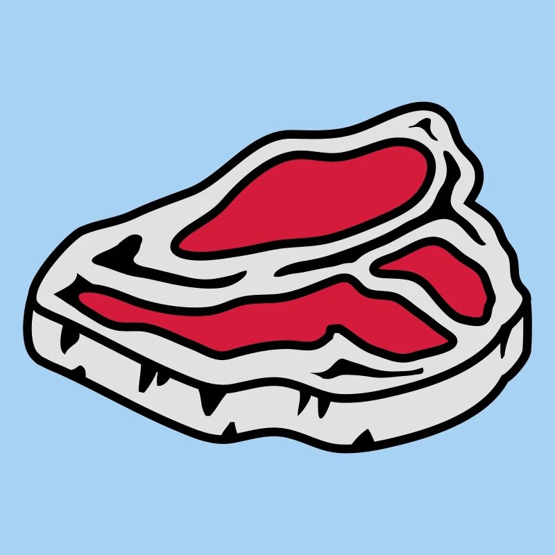 A raw steak
