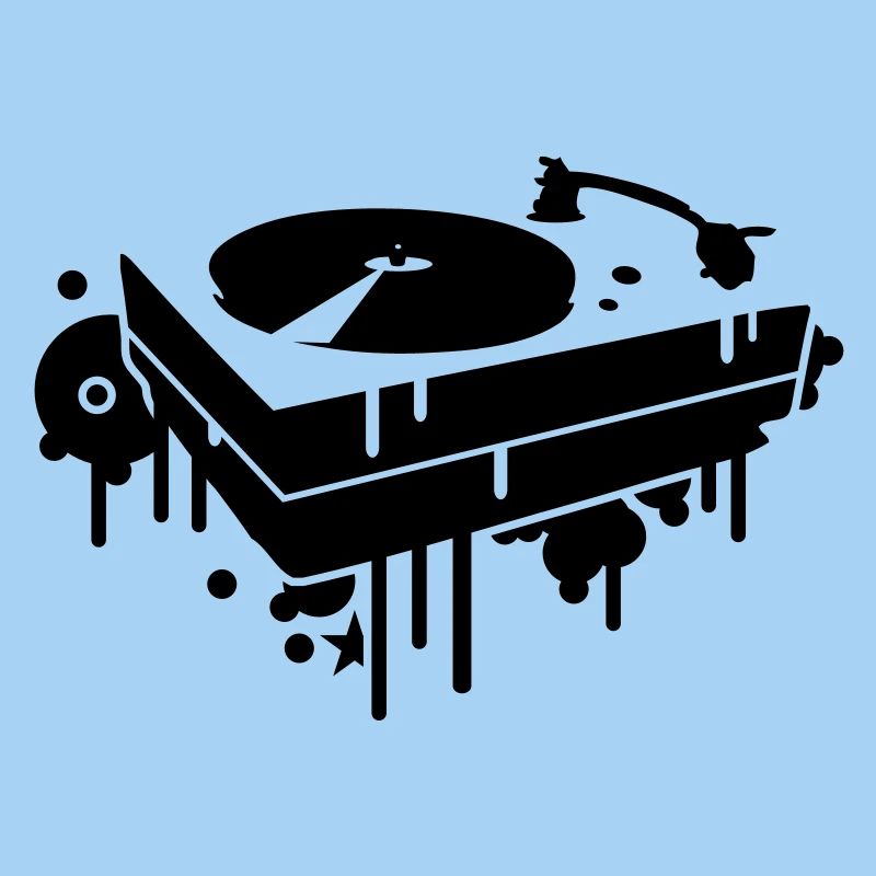 A record player