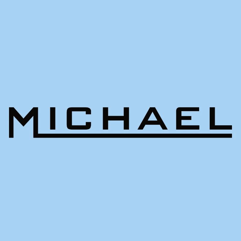 Michael Name Design black