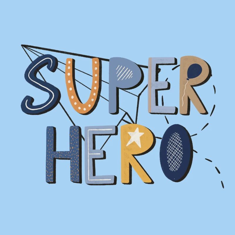 Super Hero – Starkes Design 🦸‍♂️⭐