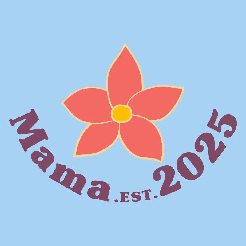 Mama Est 2025 Retro I'm going to be a mother