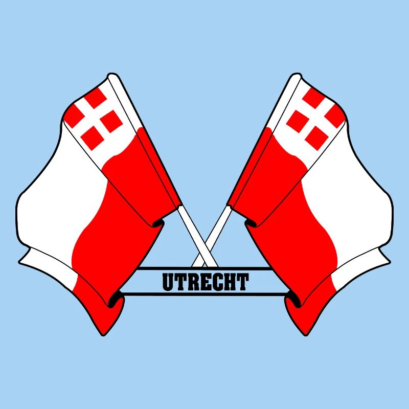 Zwei Flaggen mit dem Text UTRECHT