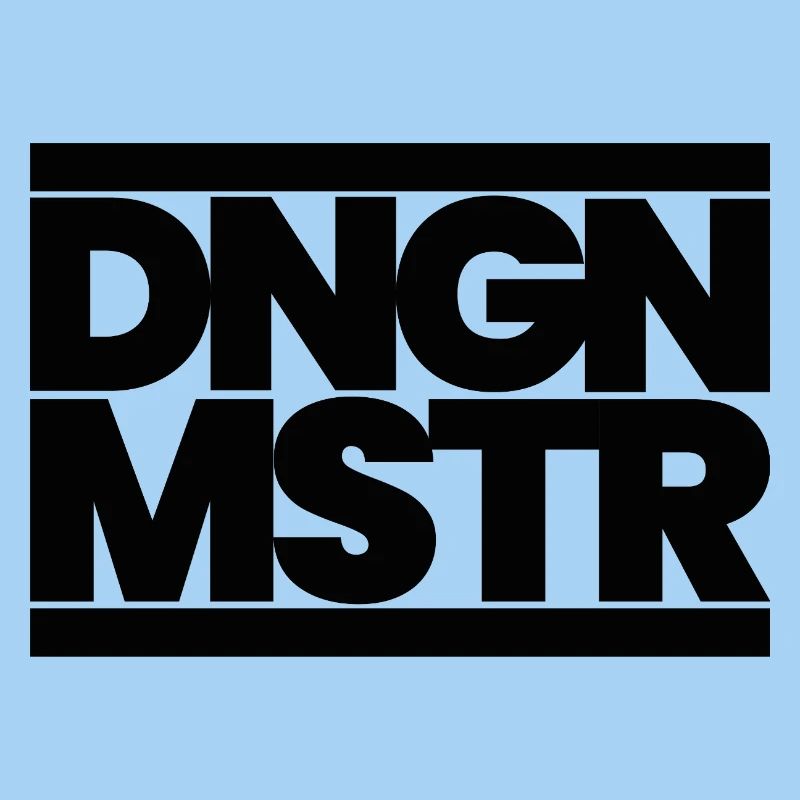DNGN MSTR – RPG Game Master Design minimal - Noir