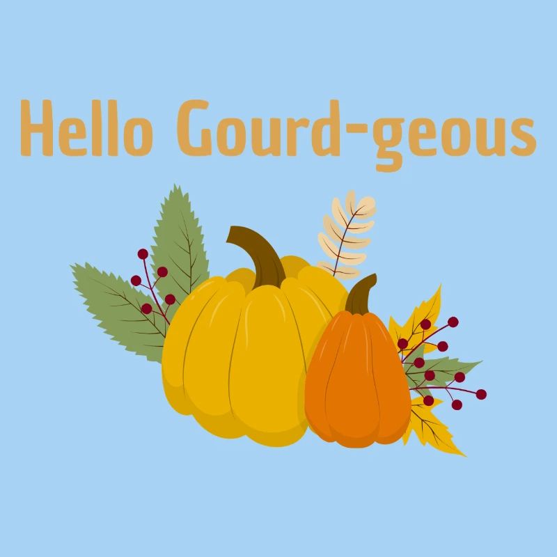 Hello Gourd-geous - Jeu de mots