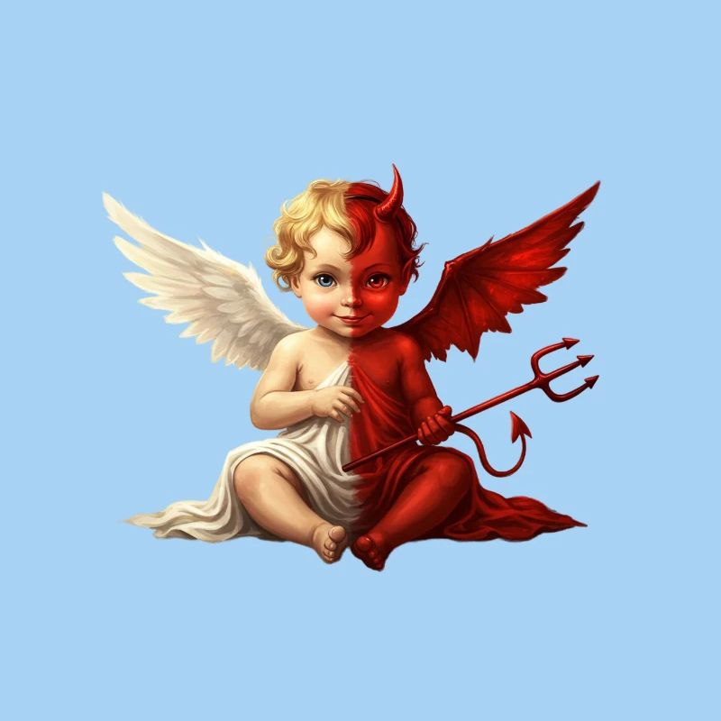 Dual Angel Devil Cherub