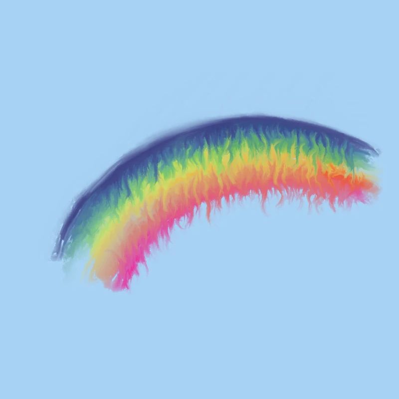 Rainbow Brush Sheet