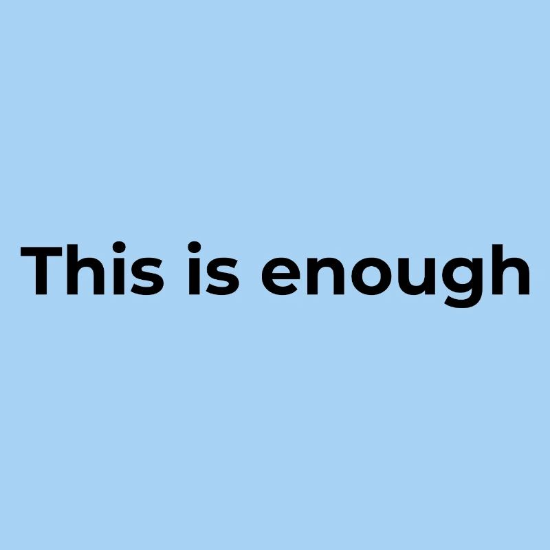 Affirmation Gift | This is enough