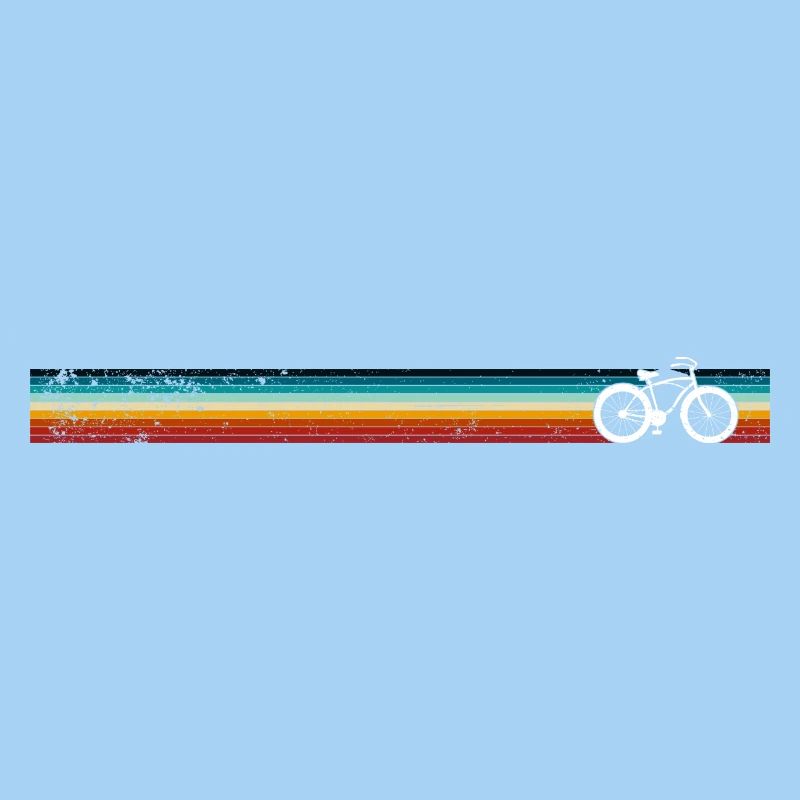 Rainbow Stripe Bicycle Design